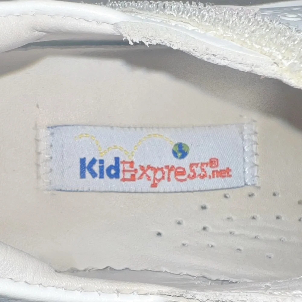 Kid Express White Mary Janes Dress Shoes Sz 11W
